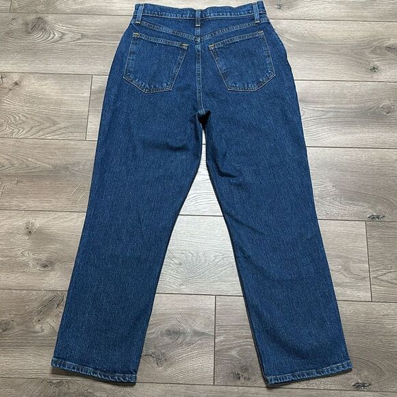 Abercrombie & Fitch The 90’s Straight Ultra High Rise Blue Jeans Curve Love 29 - Picture 6 of 12